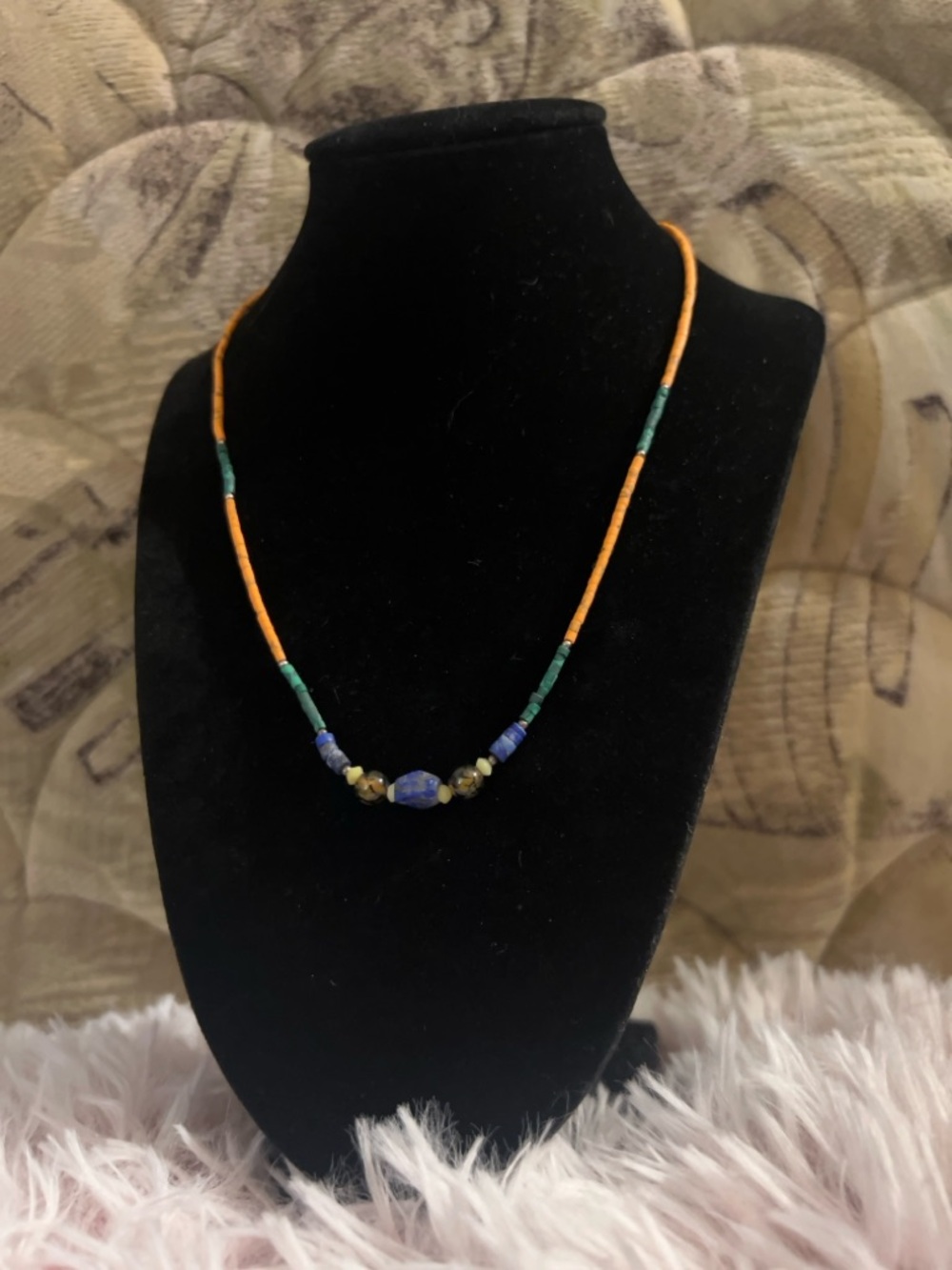 Navajo Handcrafted Beaded Necklace